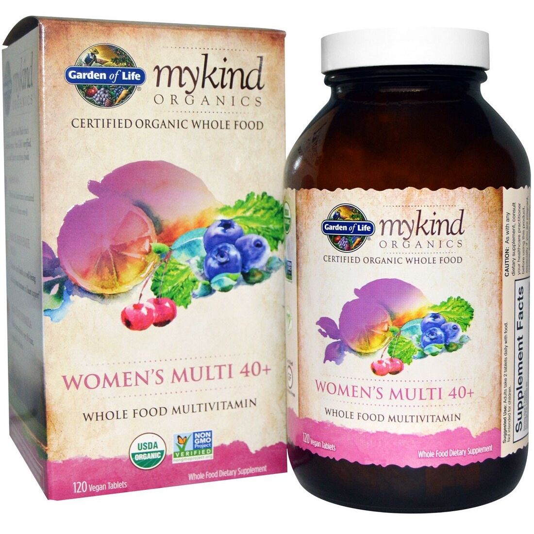 Mykind Women's Multi 40+ – 120 vegane Tabletten – Viking Supplements