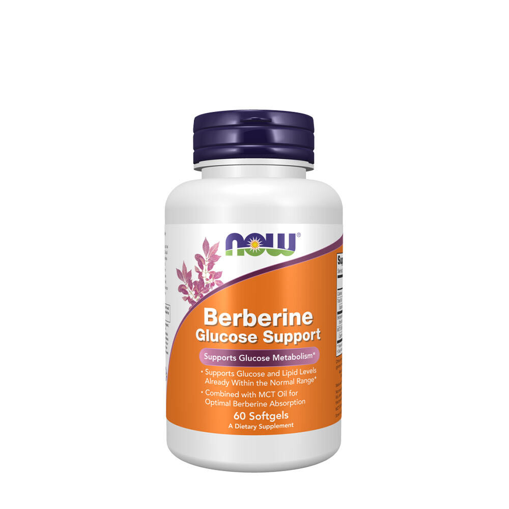 NOW FOODS Berberin Glucose Support (60 Kapseln) – Viking Supplements