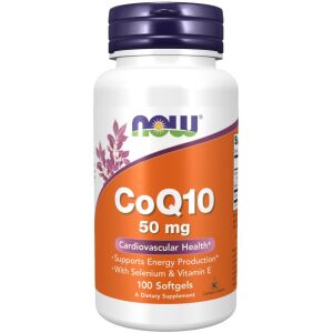 NOW FOODS CoQ10 50 mg (100 Kapseln) – Viking Supplements