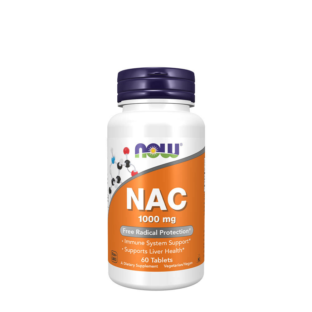 NOW NAC – Acetylcystein 1000 mg (60 Tabletten) – Viking Supplements