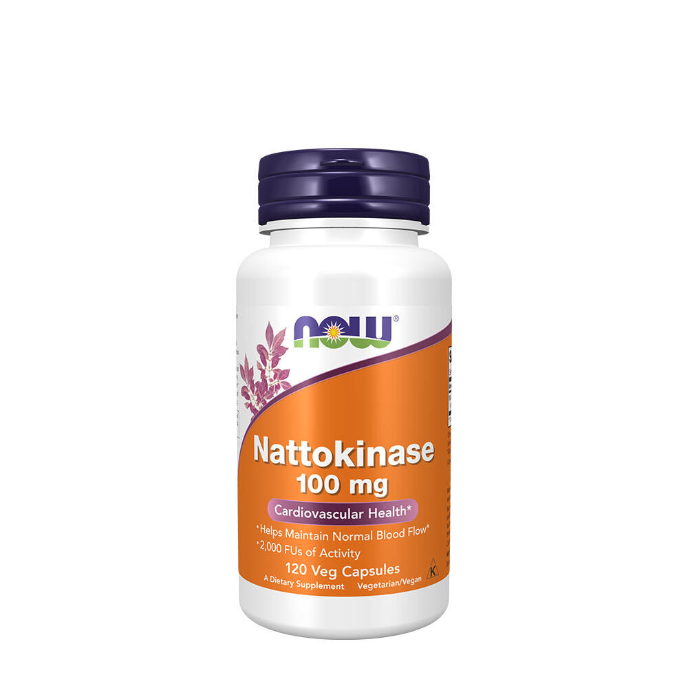 NOW Nattokinase 100 mg (120 vegetarische Kapseln) – Viking Supplements