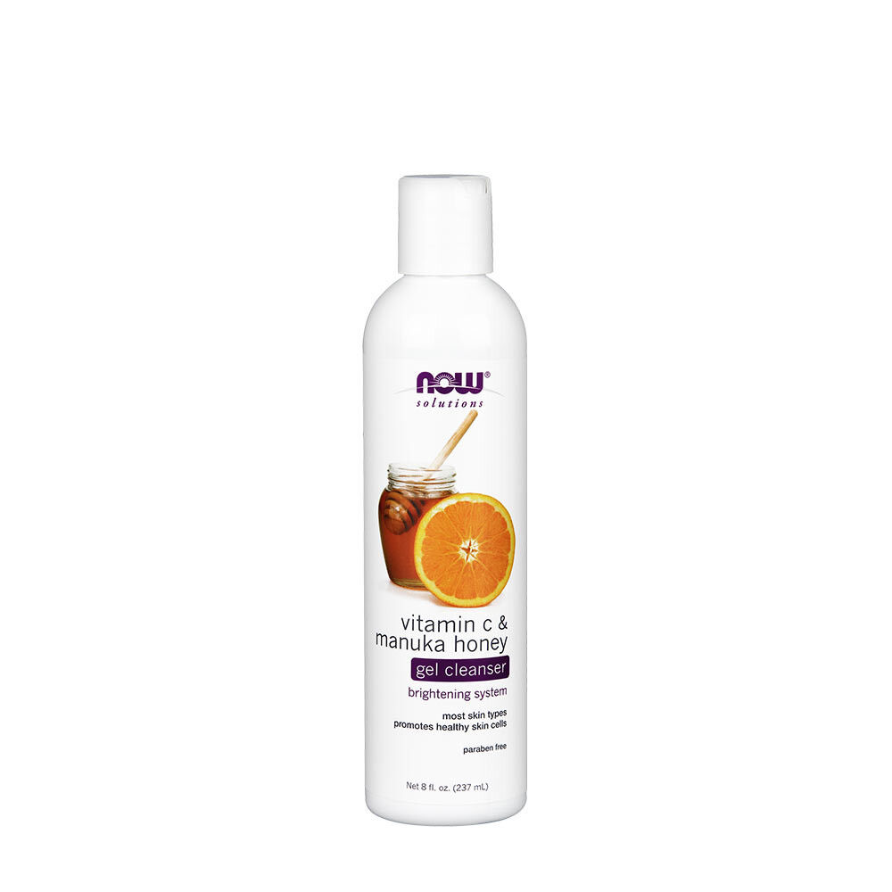 NOW Vitamin C & Manuka-Honig-Gel-Reiniger (236 ml) – Viking Supplements