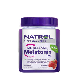 Natrol Melatonin-Gummibärchen 3 mg (65 Gummibärchen