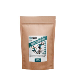Natur Tanya 100% Taurinpulver – ohne Zusatzstoffe (500 g)