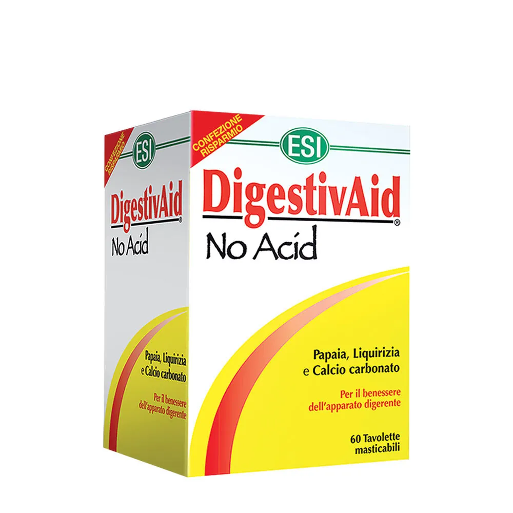 Natur Tanya ESI® DigestiveAid No Acid (60 Tablets) - Nuvalia