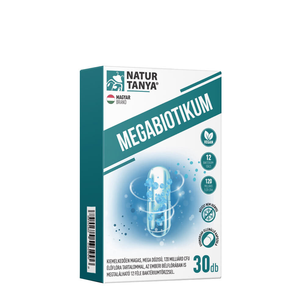 Natur Tanya Megabiotic – 12 Bakterienarten (30 Kapseln) – Viking Supplements
