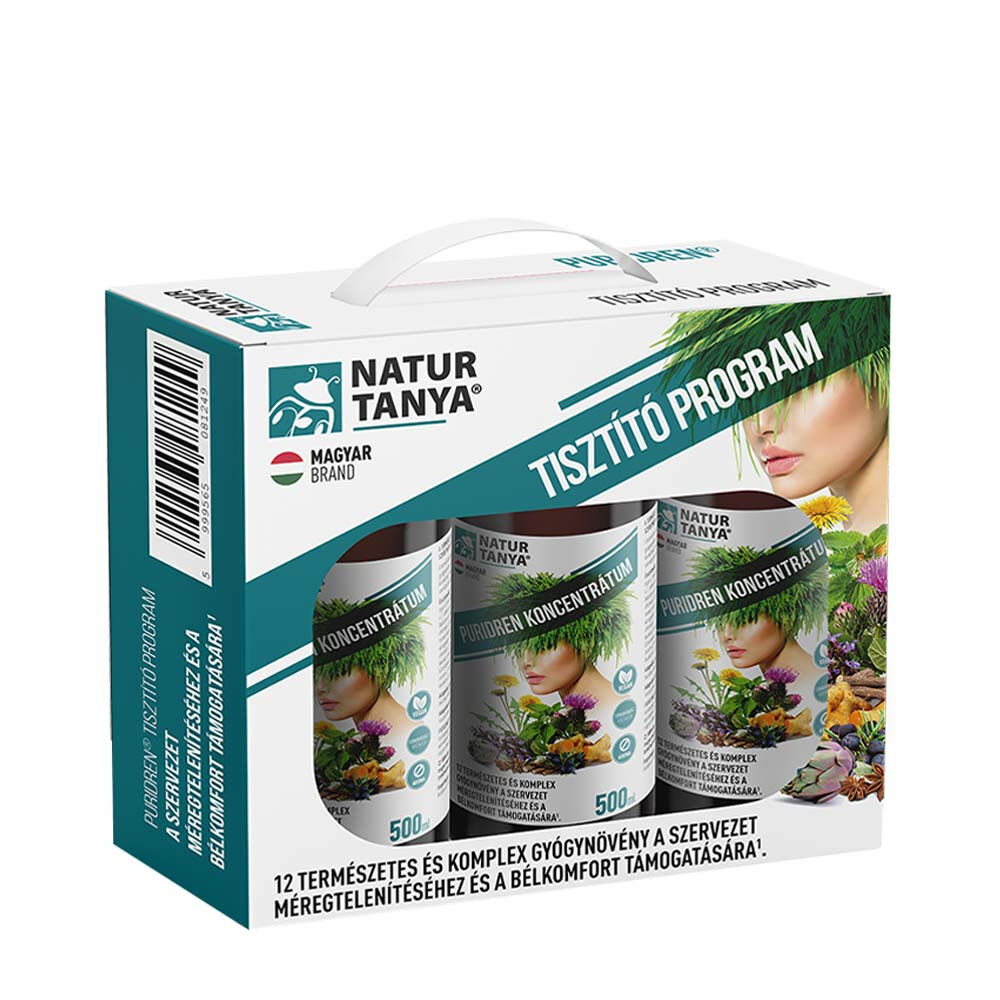 Natur Tanya Puridren – 60-Tage-Entschlackungsprogramm (3 × 500 ml) – Viking Supplements
