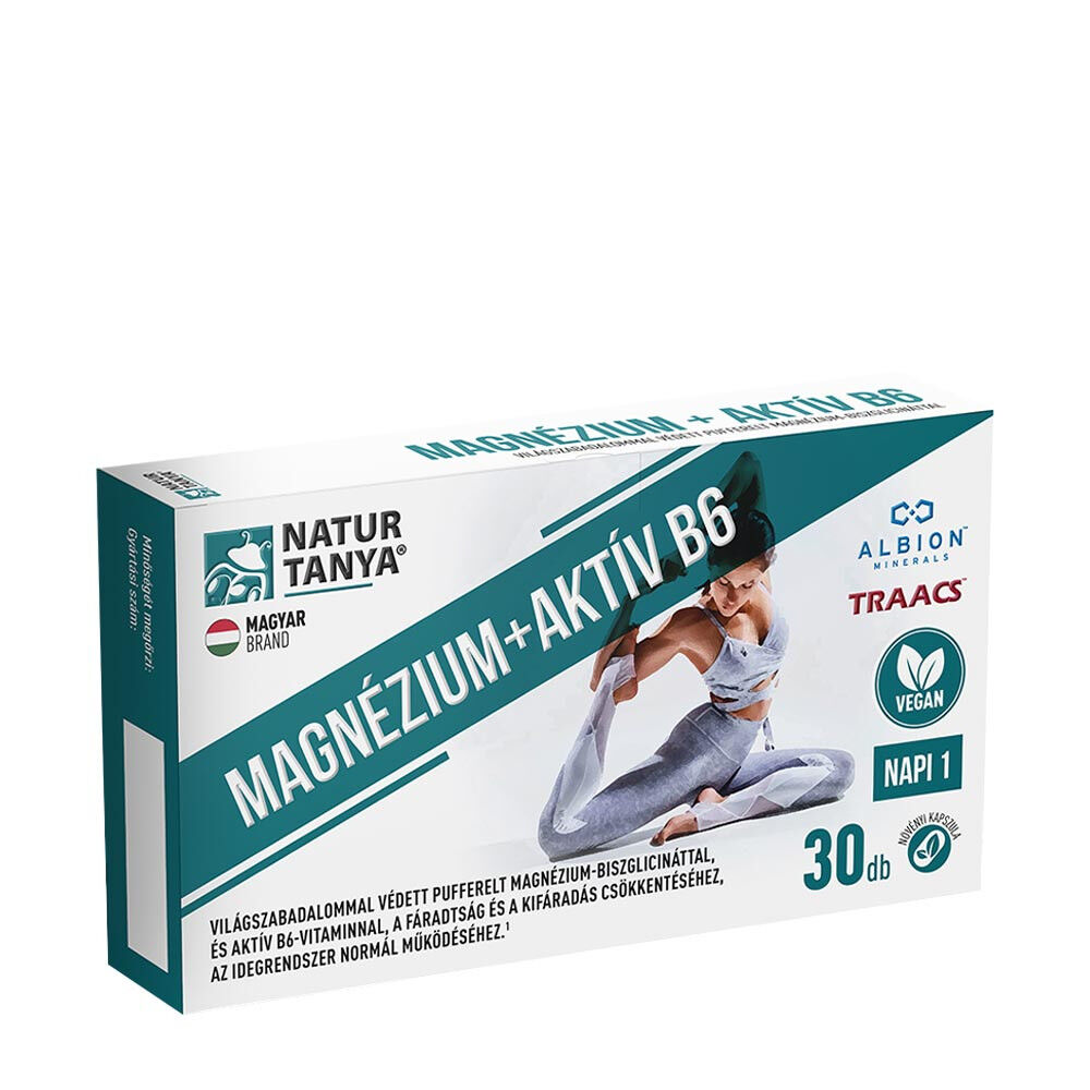 Natur Tanya Vegan Magnesium Active B6 (30 Kapseln) – Viking Supplements