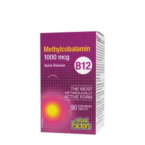 Natural Factors B12 Methylcobalamin 1000 mcg (90 Tabletten) – Viking Supplements
