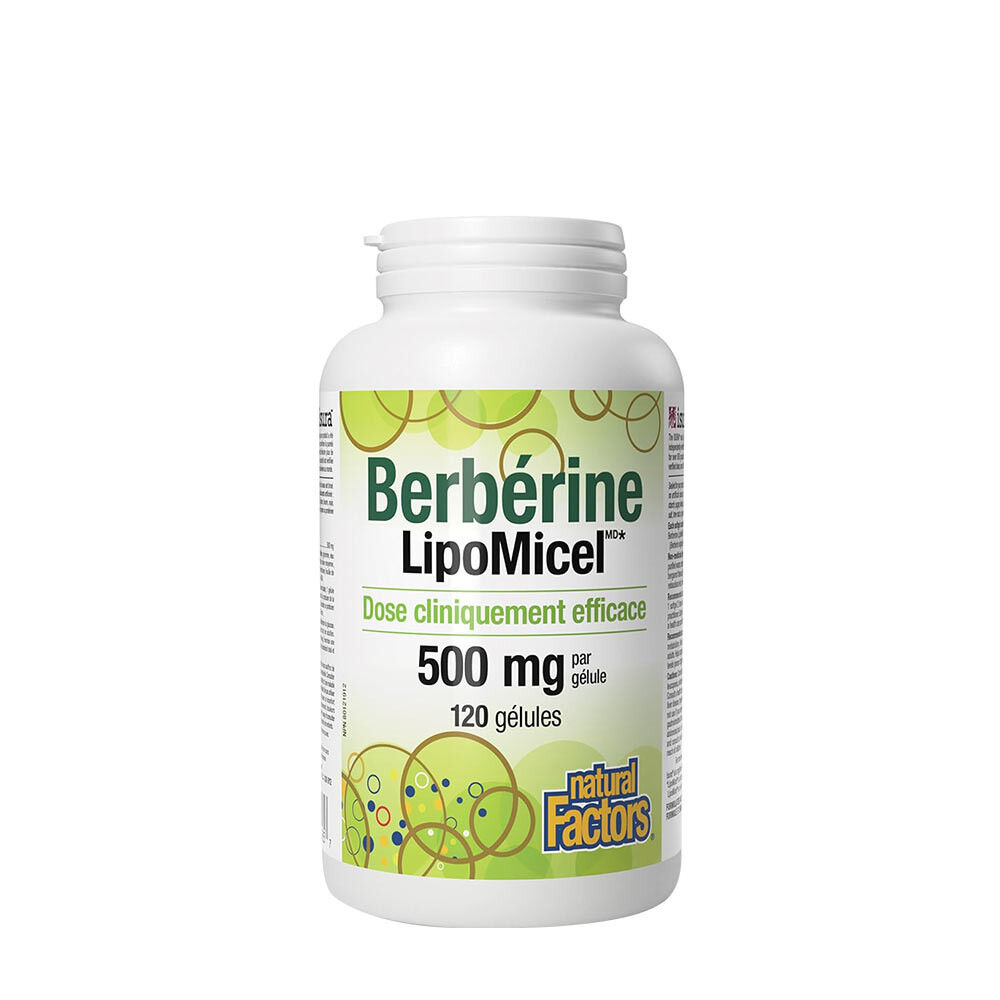 Natural Factors Berberin LipoMicel Matrix (120 Weichkapseln) – Viking Supplements