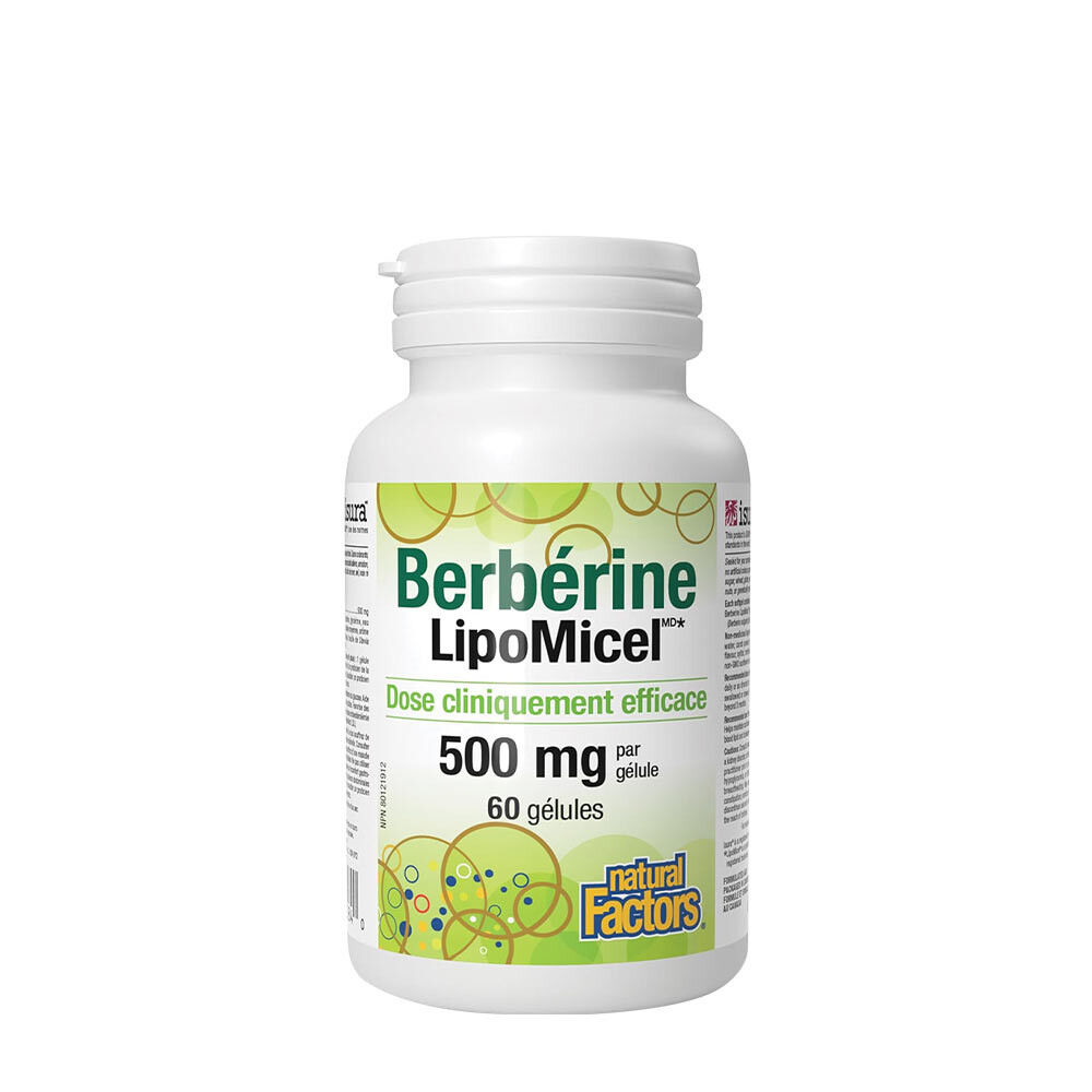 Natural Factors Berberin LipoMicel Matrix (60 Weichkapseln) – Viking Supplements