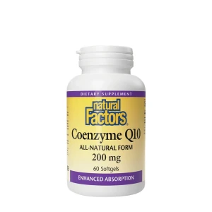 Natural Factors Coenzym Q10 100 % Natural (60 Softgels) – Viking Supplements