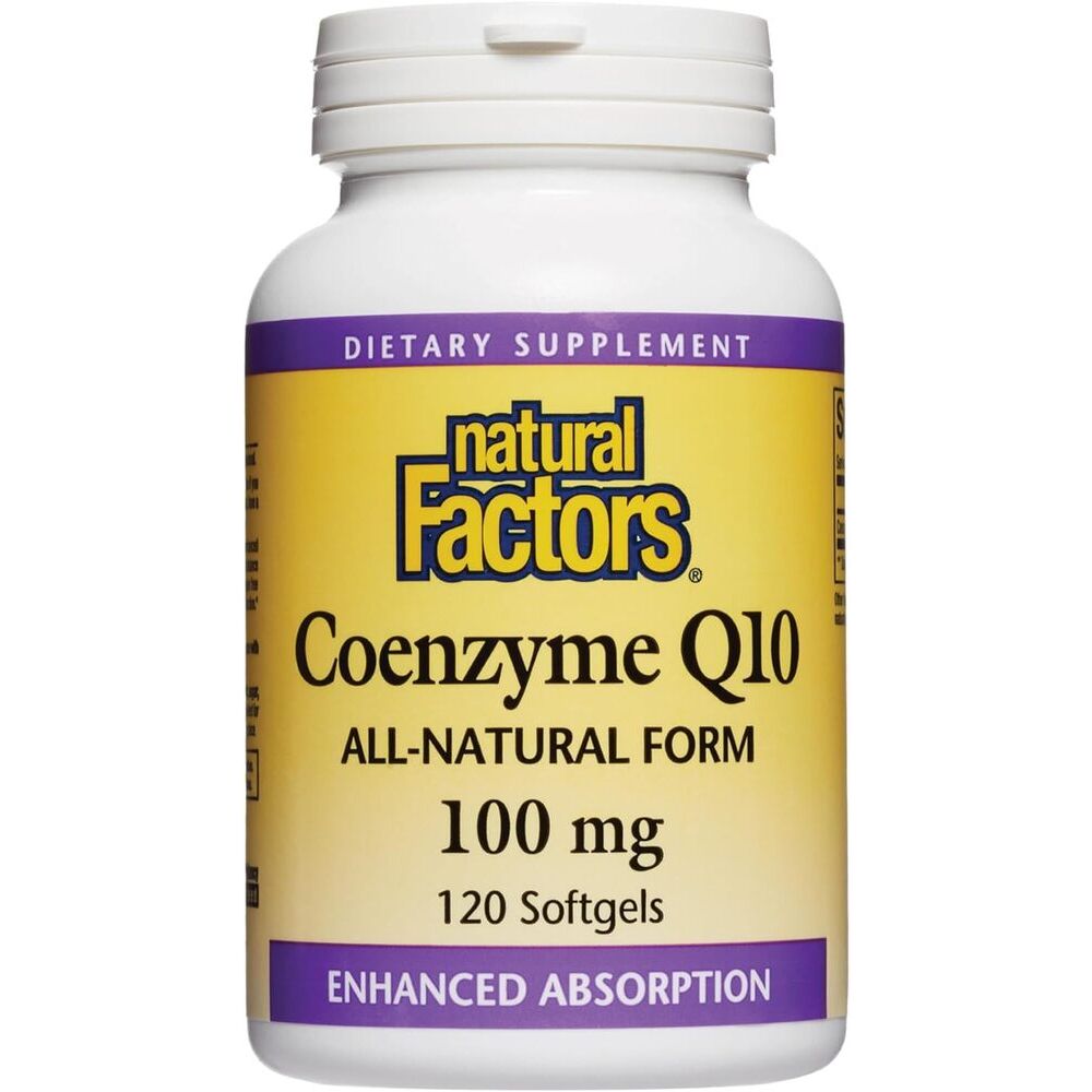 Natural Factors Coenzym Q10 100 mg, 120 Weichkapseln – Viking Supplements