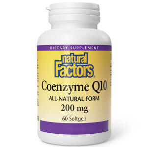 Natural Factors Coenzyme Q10 200mg 30 soft capsules - Viking Supplements