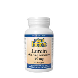 Natural Factors Lutein 40 mg with Zeaxanthin (60 Softgels) - Viking Supplements