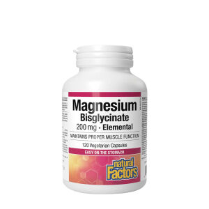 Natural Factors Magnesium-Bisglycinat Pure 200 mg (120 Kapseln) – Viking Supplements
