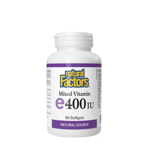 Natural Factors Mixed Vitamin E Natural Source 400 IU (90 Softgels) - Viking Supplements