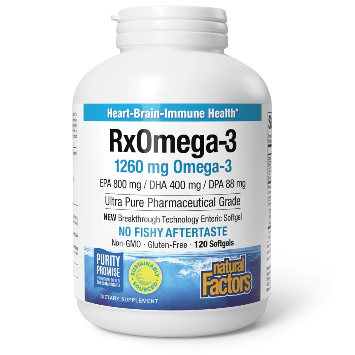 Natural Factors Rx Omega-3 Factors 120 Weichkapseln – Viking Supplements