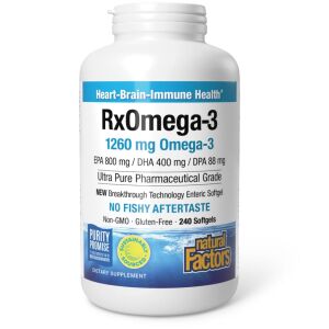 Natural Factors RxOmega-3 240 Weichkapseln – Viking Supplements