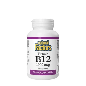 Natural Factors Vitamin B12 1000 mcg (90 Tabletten) – Viking Supplements