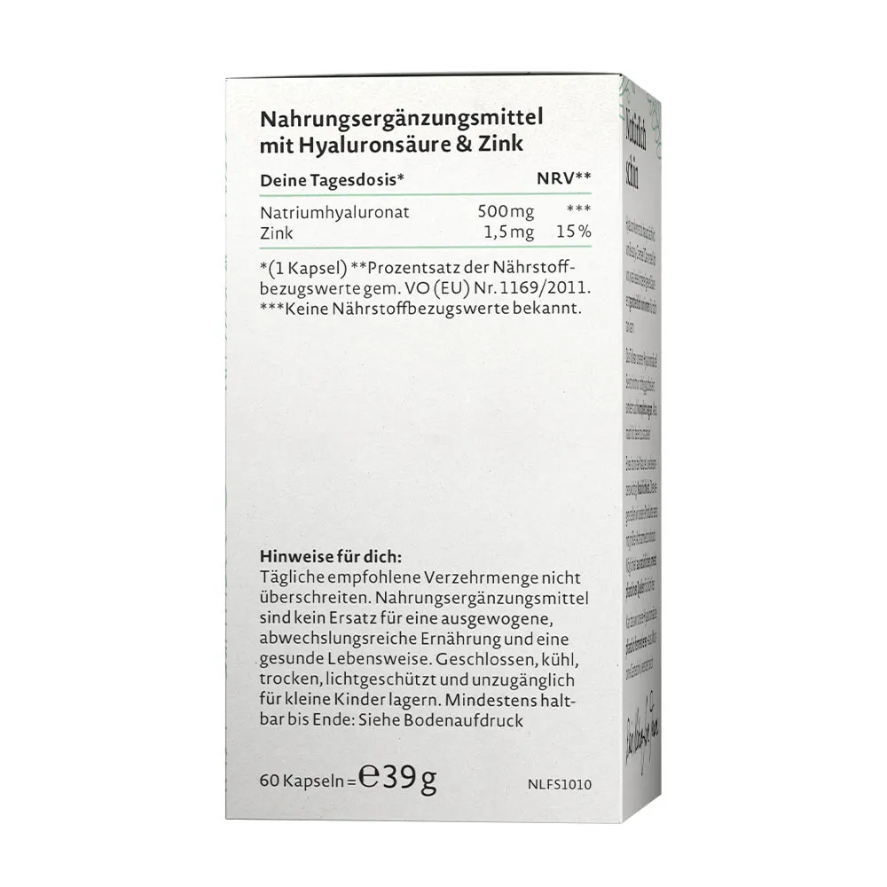 Nature Love Hyaluron (60 Capsules) – Bild 2