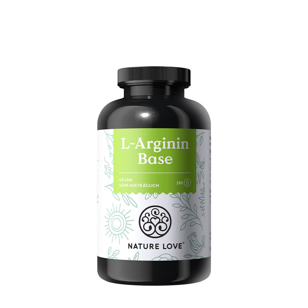 Nature Love L-Arginin-Base (180 Kapseln) – Viking Supplements