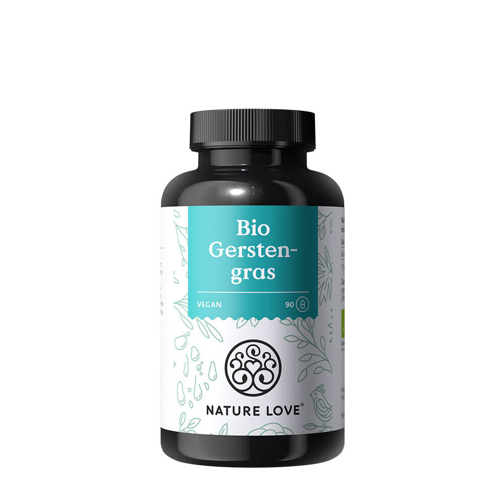 Nature Love Bio-Gerstengras (90 vegetarische Kapseln) – Viking Supplements