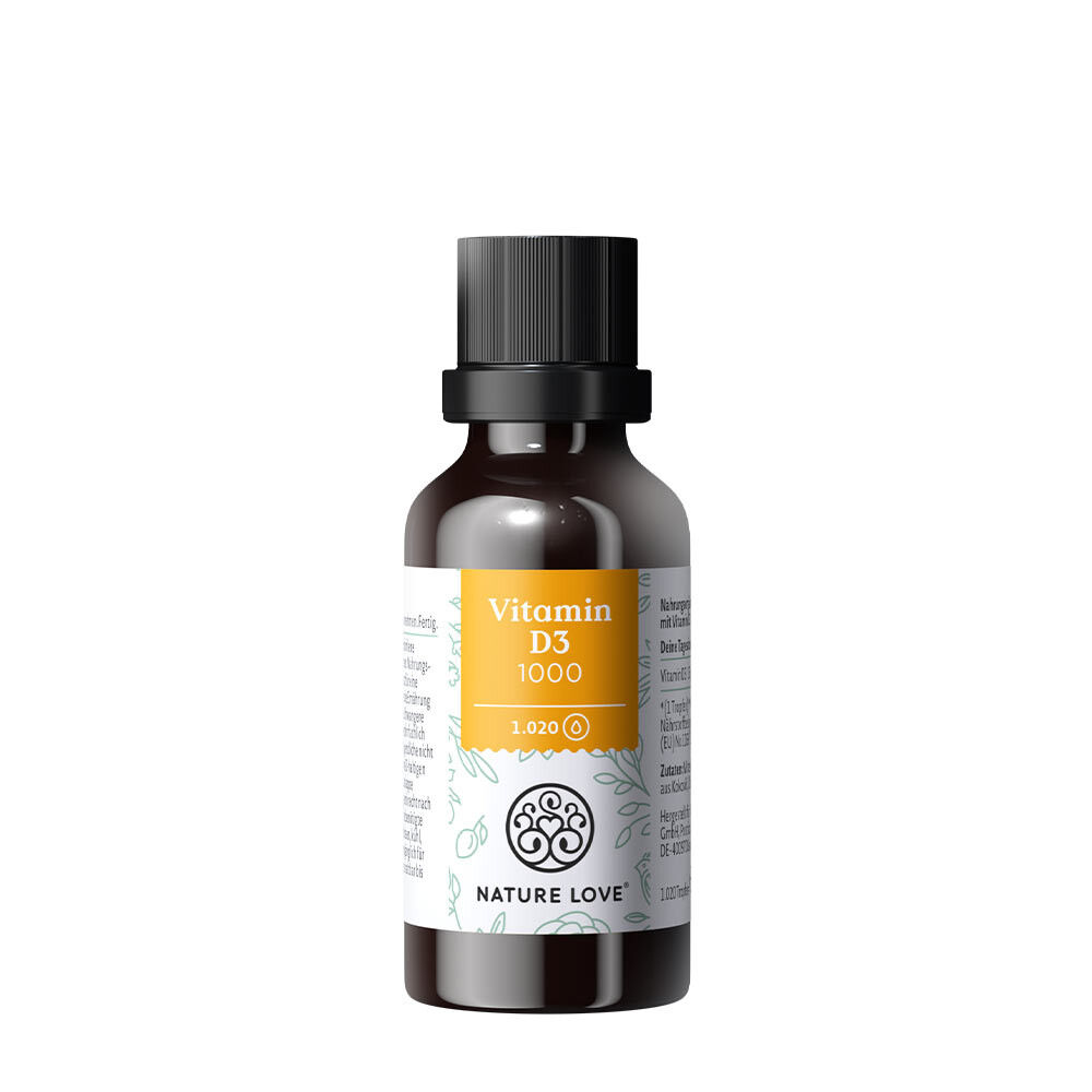 Nature Love Vitamin D3 1000 IE (30 ml) – Viking Supplements