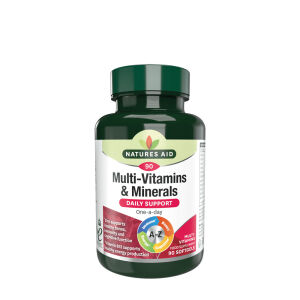 Natures Aid Multivitamine & Mineralstoffe (mit Eisen) (90 Softgels) – Viking Supplements