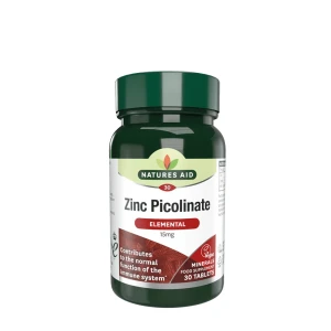Natures Aid Zinkpicolinat 15 mg (30 Tabletten) – Viking Supplements