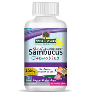 Nature's Answer Kids Sambucus Kautabletten, 45 Stück – Viking Supplements