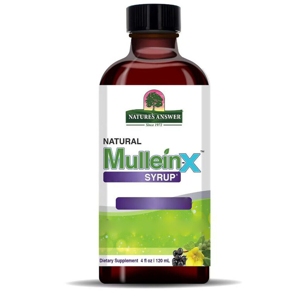 Nature's Answer Mullein-X Hustensaft 4 oz (120 ml) – Viking Supplements