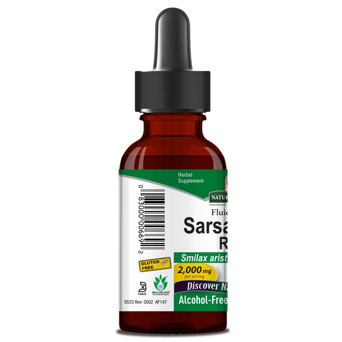 Nature's Answer Sarsaparilla Root 2000ml. Alcohol-Free 30ml – Bild 3