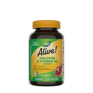 Natures Way Alive!® Calcium + D3 Gummibärchen (60 Stück) – Viking Supplements
