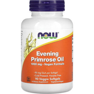 Now Foods Nachtkerzenöl 1000 mg, 90 vegetarische Kapseln – Viking Supplements