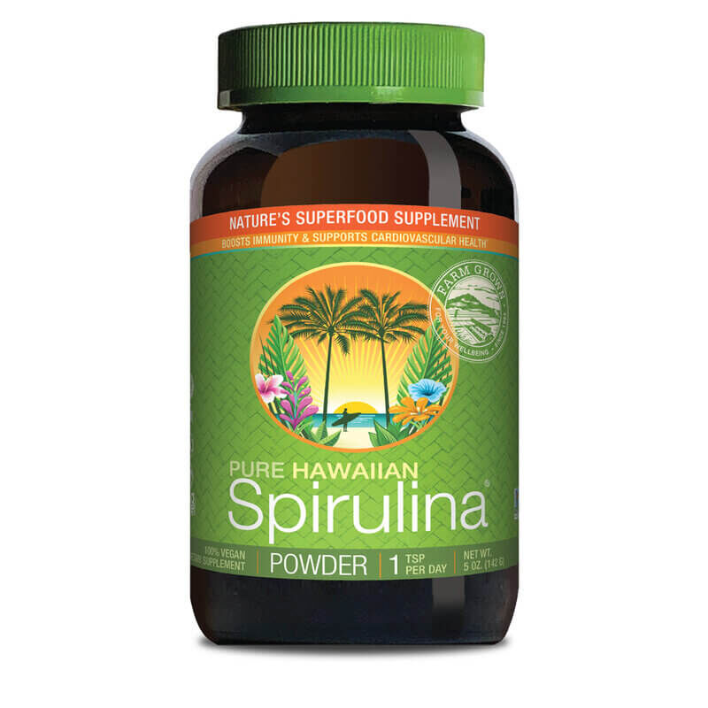 Nutrex Spirulina aus Hawaii – 100% veganes Pulver 142 g – Viking Supplements