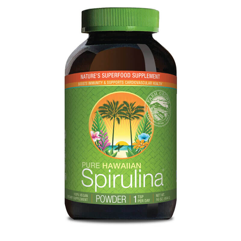Nutrex Spirulina aus Hawaii – 100% veganes Pulver 454 g – Viking Supplements