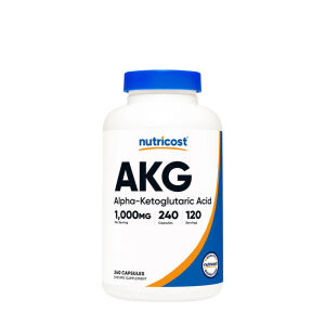 Nutricost  AKG 1000 mg (240 Capsules) - Viking Supplements