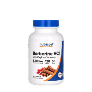 Nutricost Berberin-HCl mit Ceylon-Zimt (120 Kapseln) – Viking Supplements