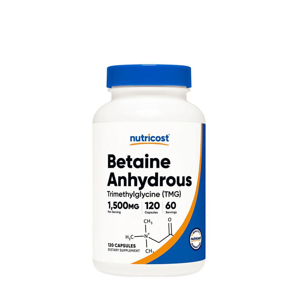 Nutricost Betain-Anhydrid (TMG) Kapseln (120 Kapseln) – Viking Supplements