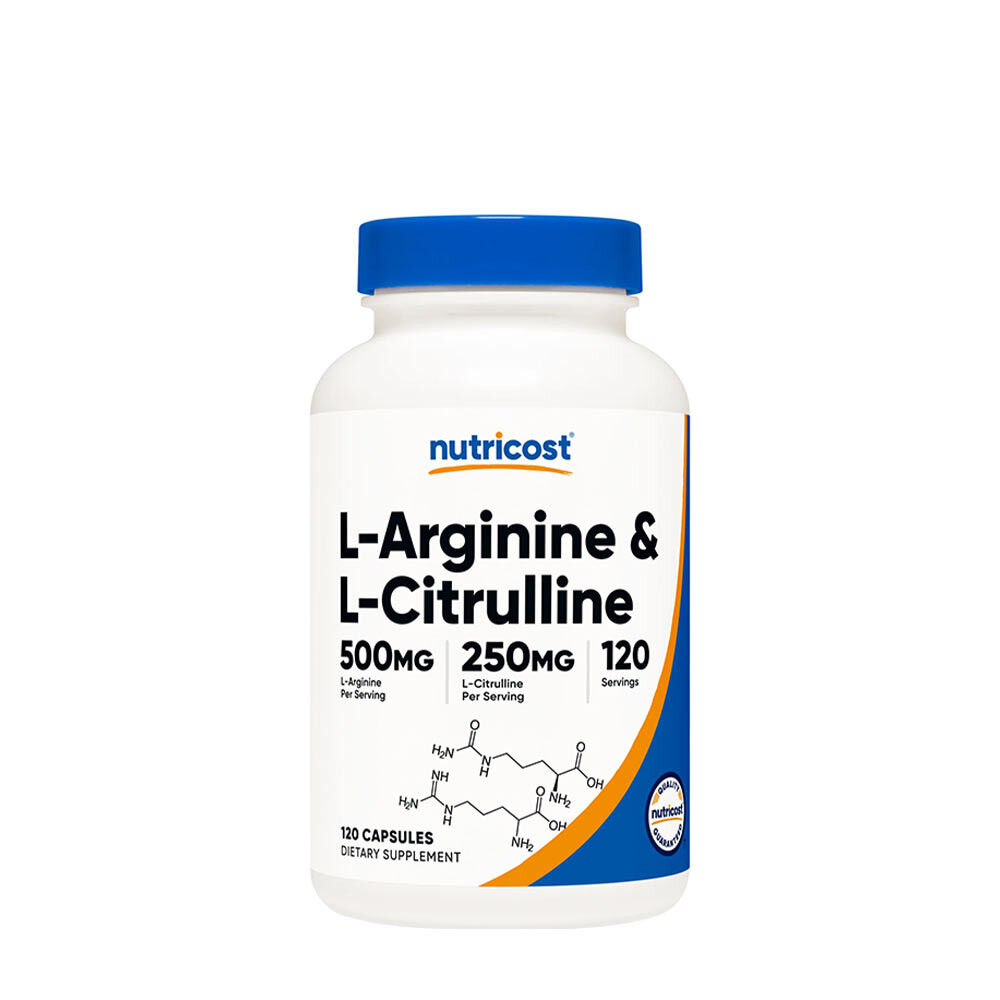 Nutricost L-Arginin-L-Citrullin-Komplex-Kapseln (120 Kapseln) – Viking Supplements