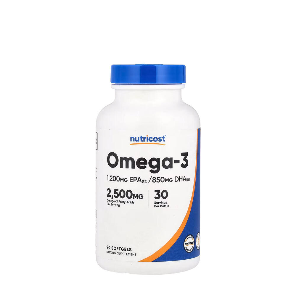 Nutricost Omega-3 2500 mg (90 Weichkapseln) – Viking Supplements