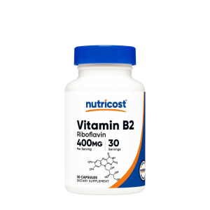 Nutricost Vitamin B2 Riboflavin 400 mg (30 Kapseln) – Viking Supplements