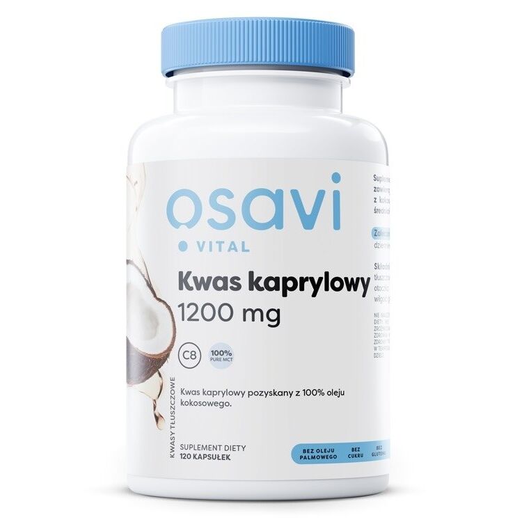 OSAVI Caprylsäure 600 mg (120 Kapseln) – Viking Supplements