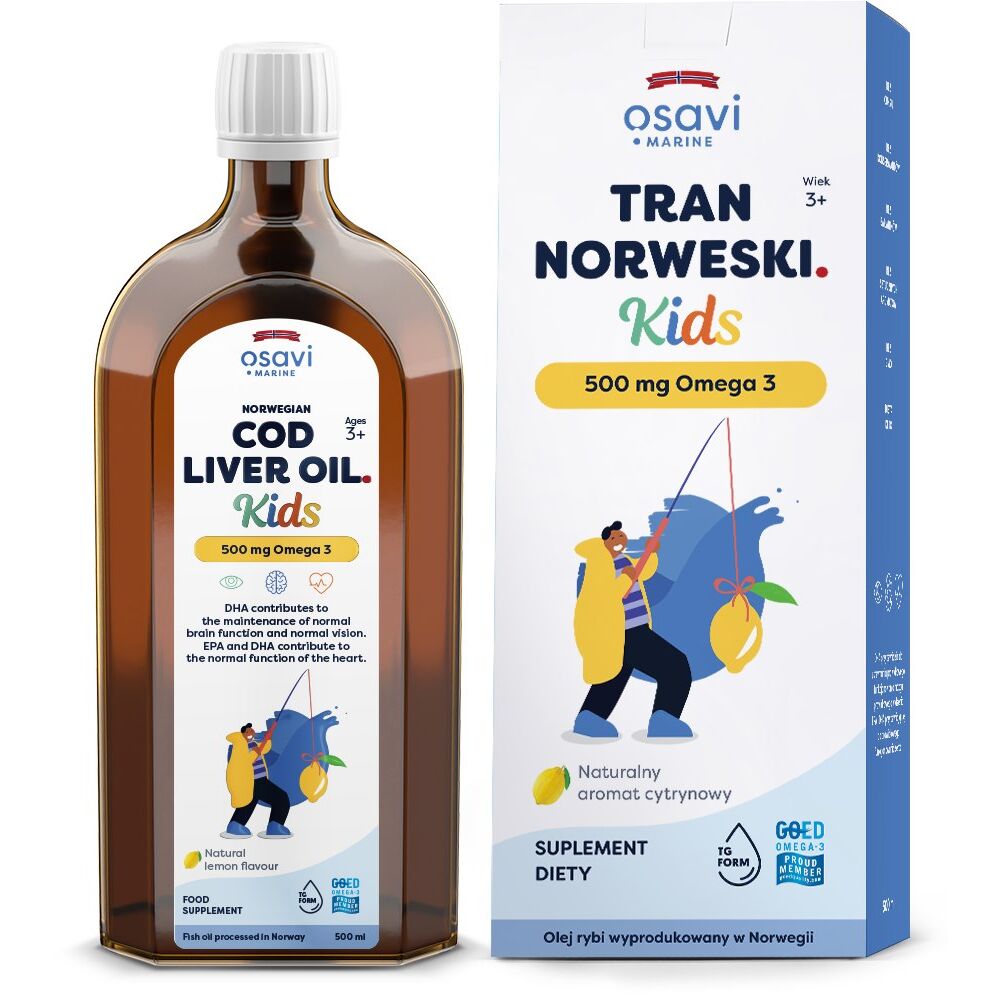 OSAVI Norwegisches Lebertranöl für Kinder