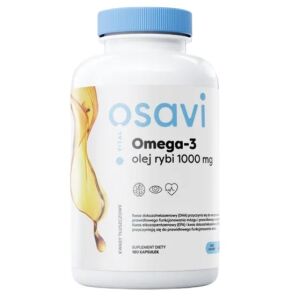OSAVI Omega-3-Fischöl, molekular destilliert, 1000 mg, Zitronengeschmack (180 Weichkapseln) – Viking Supplements