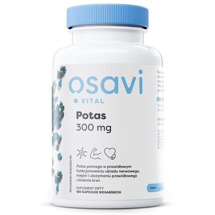 OSAVI Kalium 100 mg (180 Kapseln) – Viking Supplements
