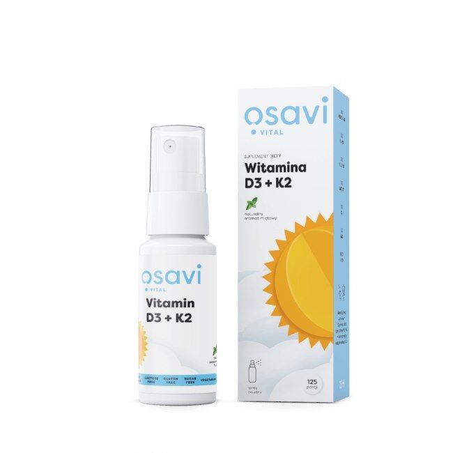 OSAVI Vitamin D3 + K2 Mundspray