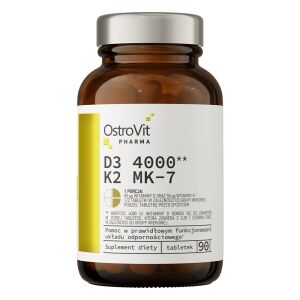 OSTROVIT Pharma D3 4000 K2 MK-7 (90 Tabletten) – Viking Supplements