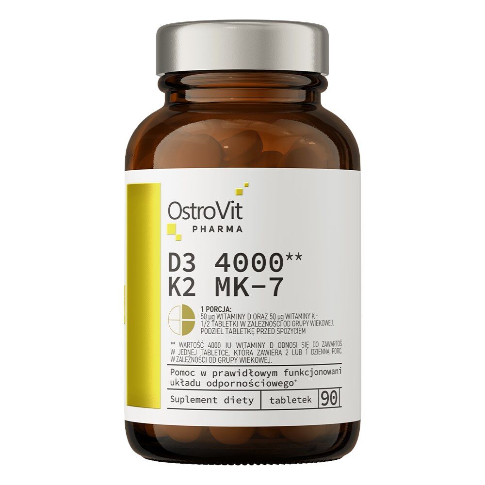 OSTROVIT Pharma D3 4000 K2 MK-7 (90 Tabletten) – Viking Supplements